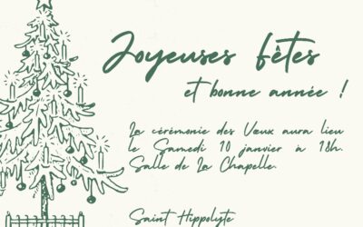 CÉRÉMONIE DES VOEUX 2026
