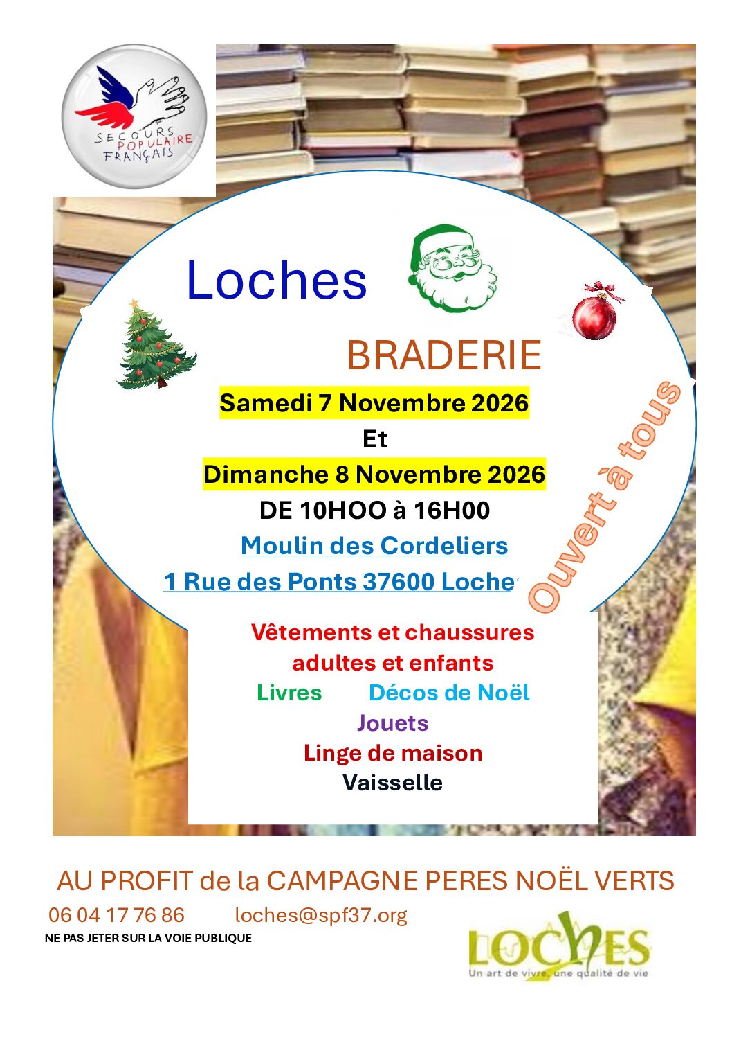 BRADERIE SECOURS POPULAIRE